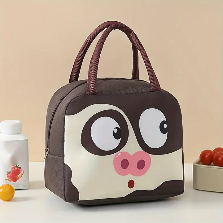 Cartoon Animal Thermal Lunch Bag for Kids