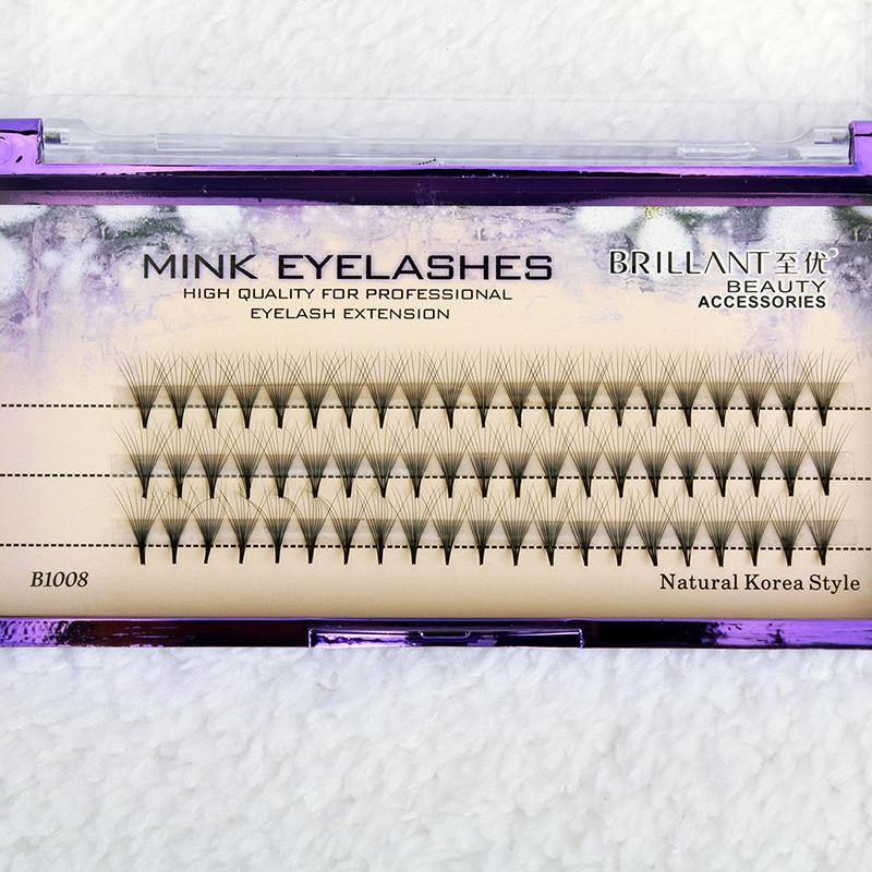 10D Black 8/9/10/12mm False Eyelash Individual Eyelashes Extension Cluster Kit Grafting Eyes Lashes