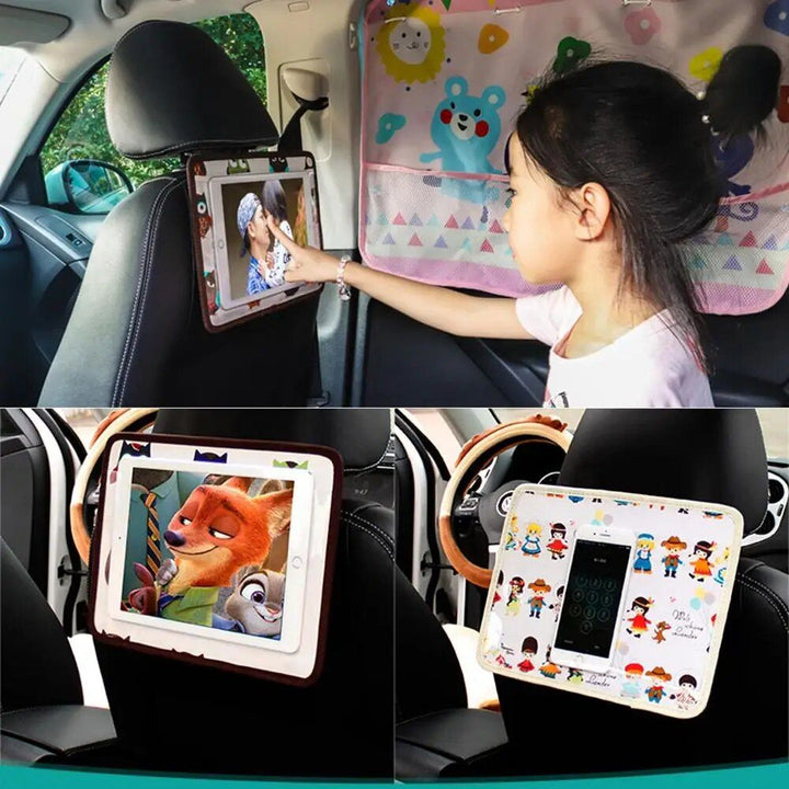 Versatile Car Headrest Phone and Tablet Holder ‚Äì Perfect for Kids and Entertainment on the Go