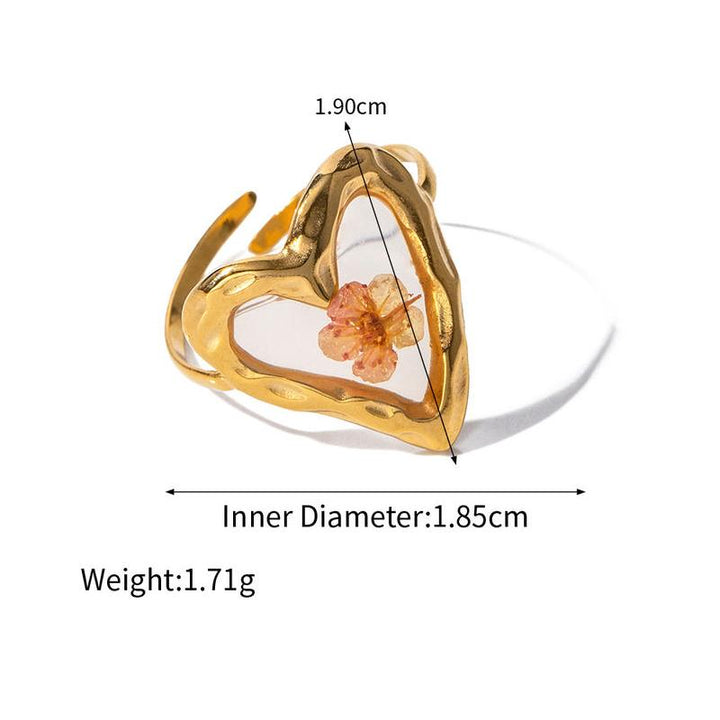 18K Gold-Plated Geometric Ring