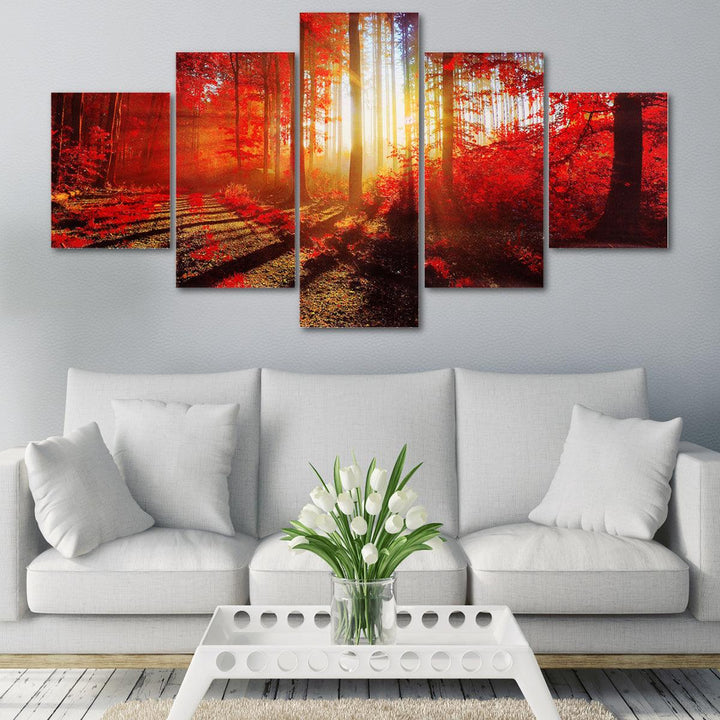 5 Panels Abstract Art Mural Modern Painting Wall Decoration Art Picture Hanging Drawing Living Decoration no Frame