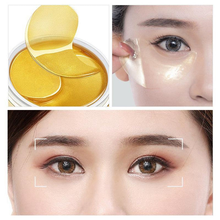 24K Gold Firming Eye Mask Moisturizing Eye Skin 30 Pair Remove Eye Fine Line Eye Mask