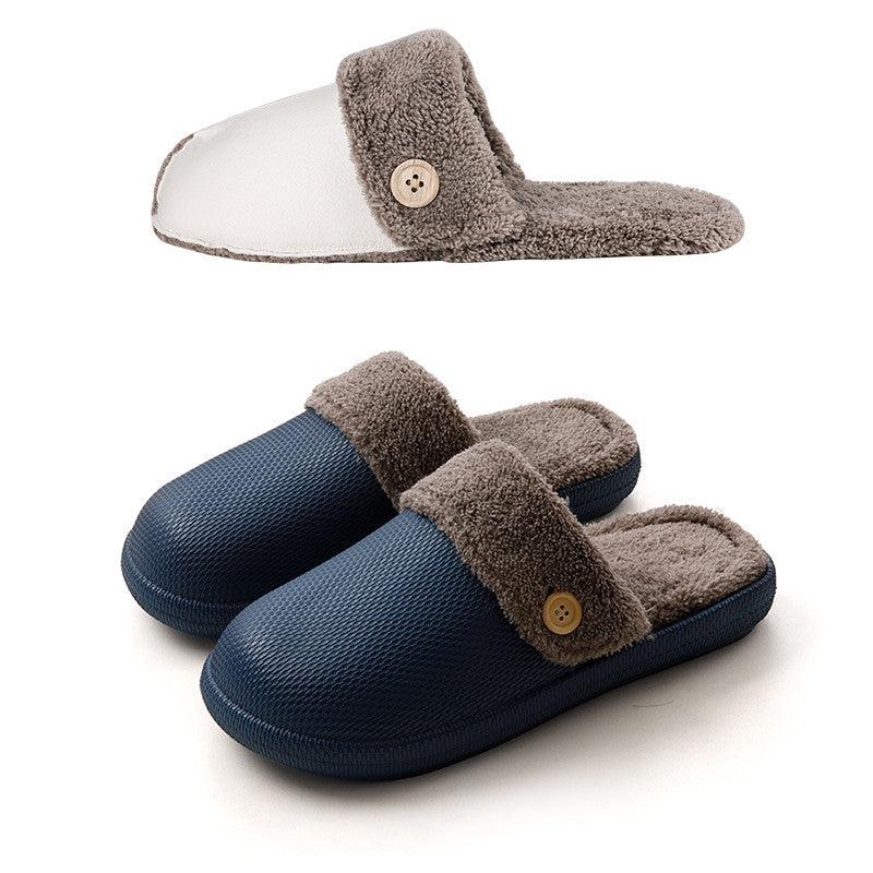 Home Household Couple Non-slip Cotton Slippers