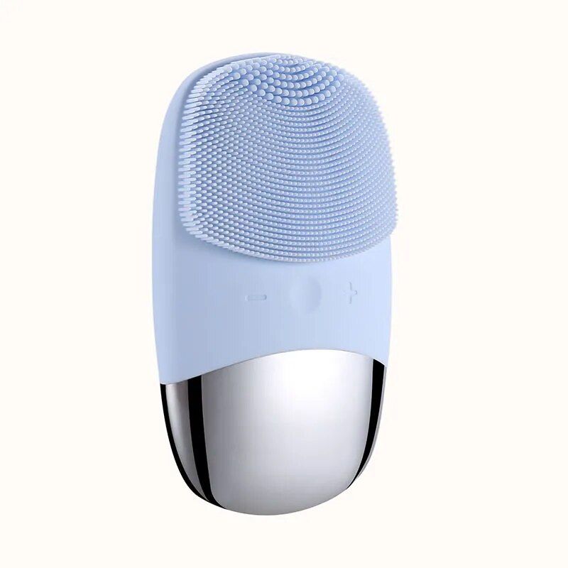 3-in-1 Electric Silicone Facial Cleansing Brush: Deep Pore Cleaning & Massaging