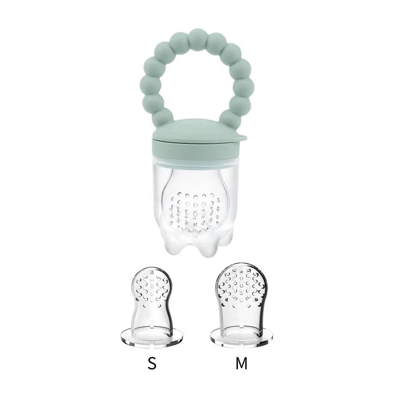 Silicone Baby Pacifier Feeder for Teething & Feeding