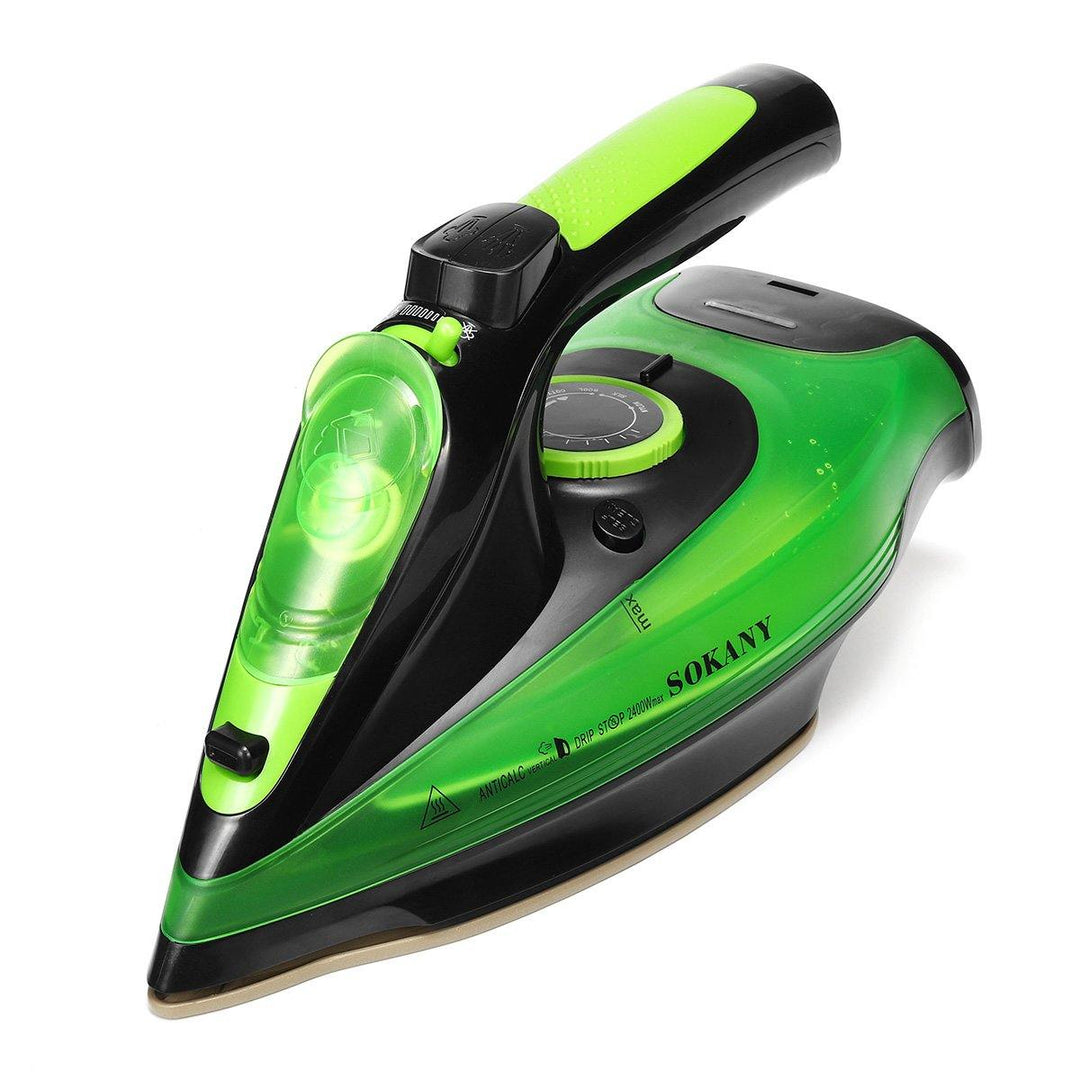 2400W 220V Cordless Steam Iron Multifunction Clothes Docking Station Dry Ironing Industry