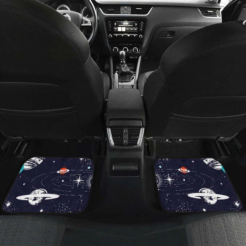 Galactic Outer Space Car Floor Mats