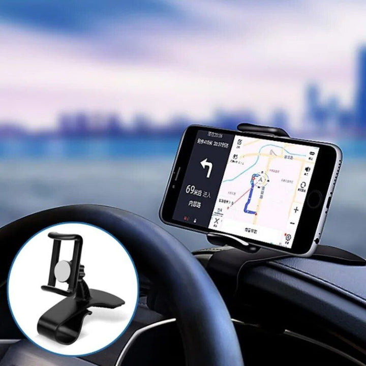 360¬∞ Rotatable Dashboard Car Phone Holder - Universal Fit for Smartphones