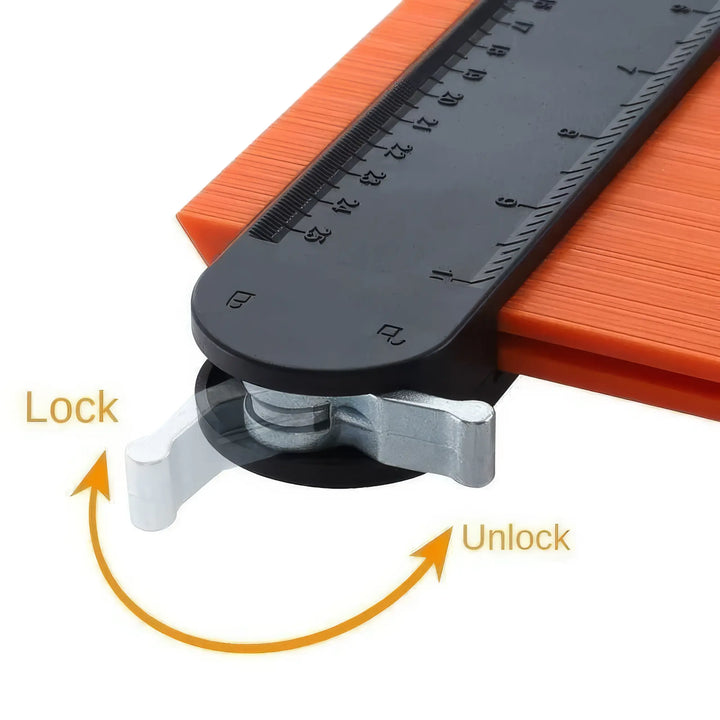 Professional Contour Gauge Duplicator for Precision Carpentry