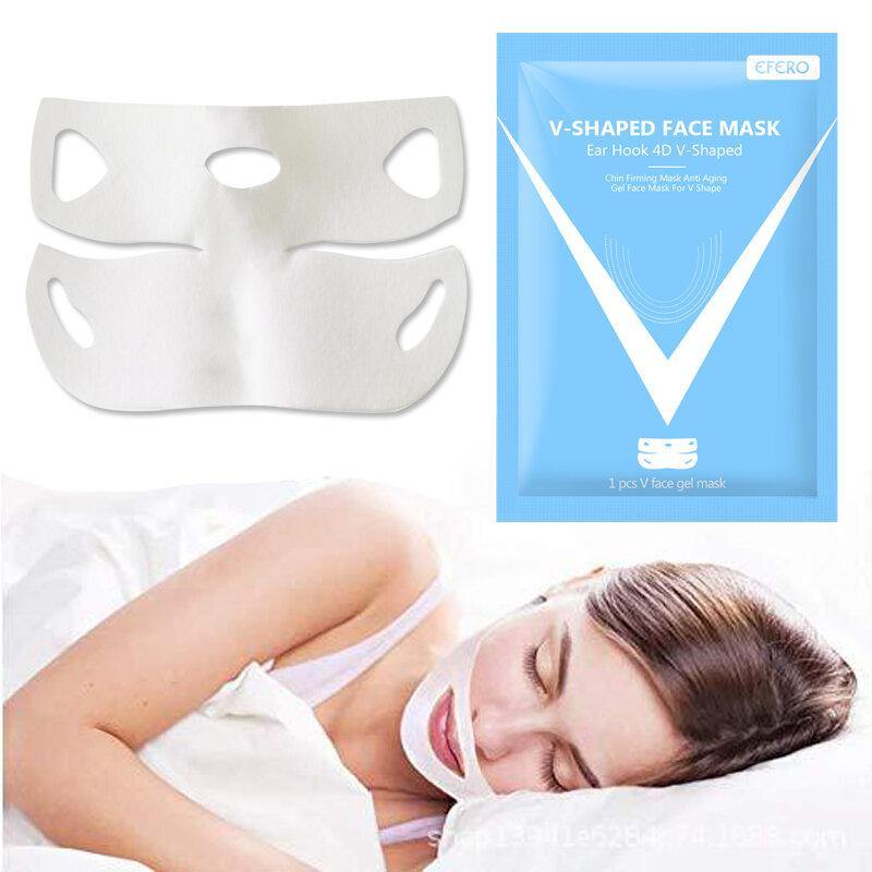 4D Double Lifting Facial Mask Slimming V Shaped Face Thin Face Mask Stretch Anti Cellulite Wrinkle Face Lift Tools - MRSLM