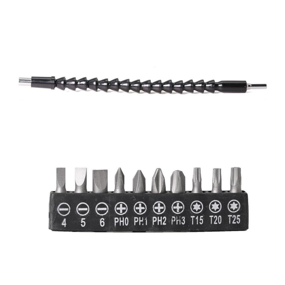 295mm Flexible Shaft Tool Electronics Drill Screwdriver Bit Holder Connect Link Multitul Hex Shank Extension Snake Bit