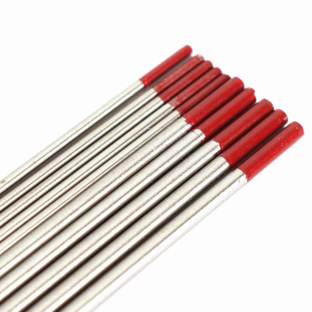 10Pcs 2 Percent Thoriated WT20 TIG Tungsten Electrode Assorted