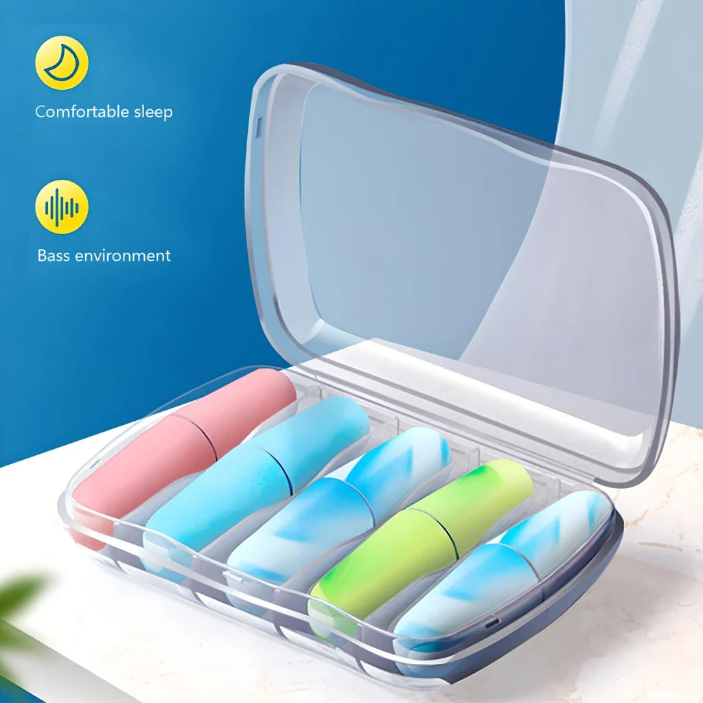 10-Piece Sponge Earplugs Set