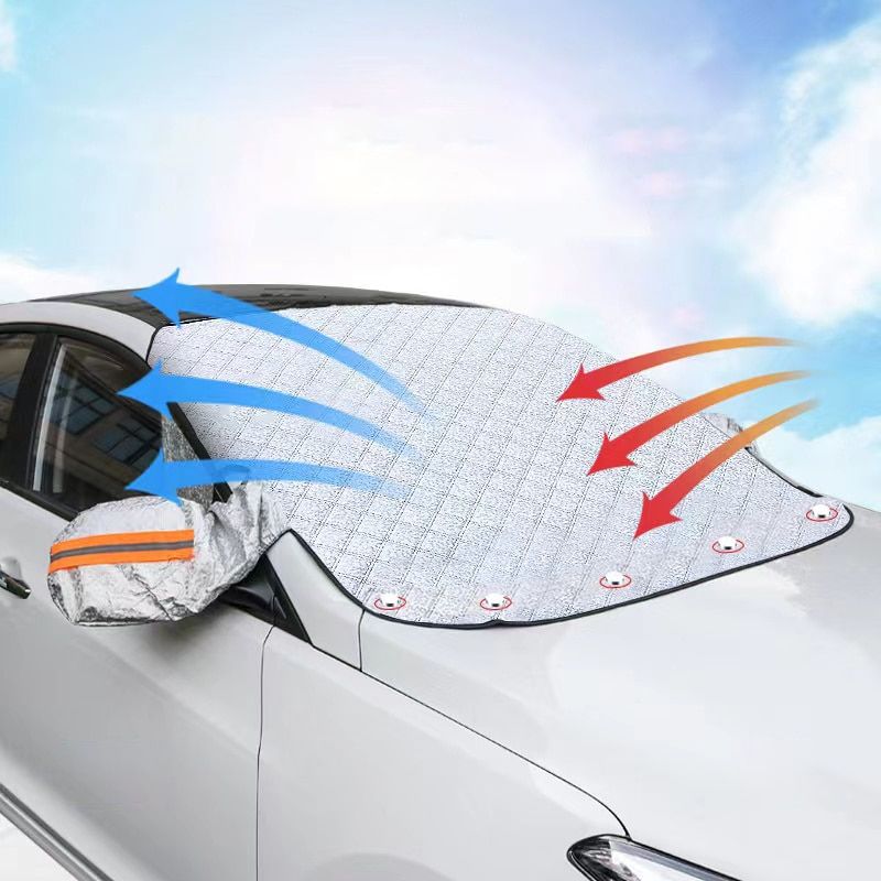 Multipurpose Magnetic Car Windshield Protector ‚Äì Snow, Ice, and Sun Cover