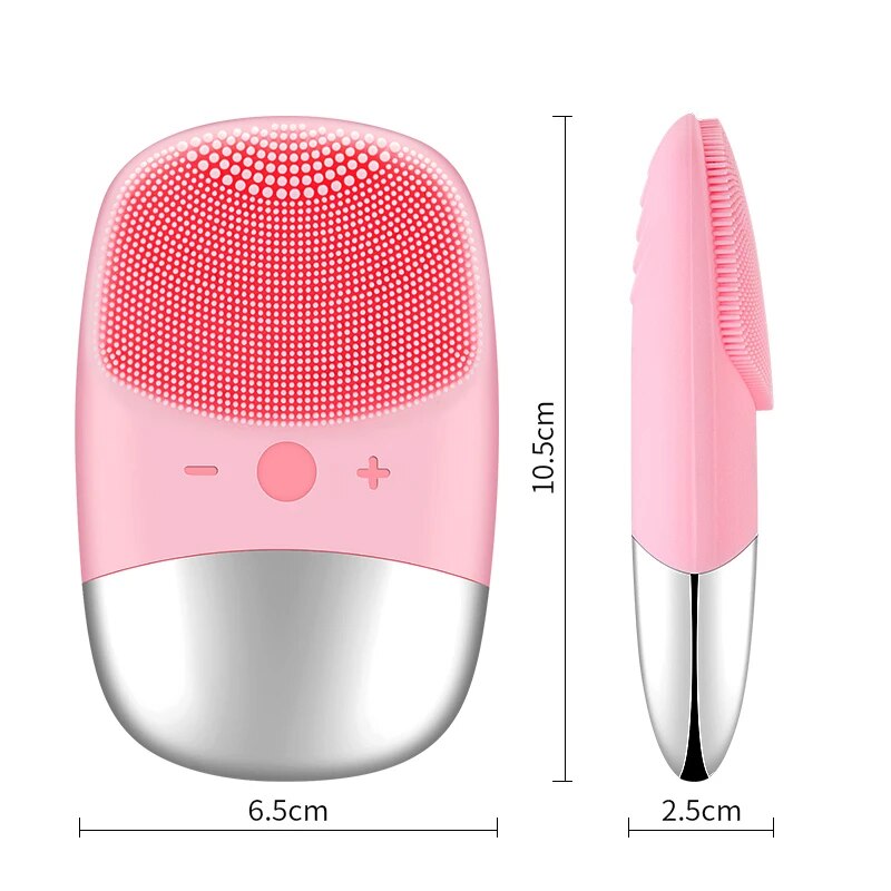 Ultrasonic Silicone Facial Cleansing Brush