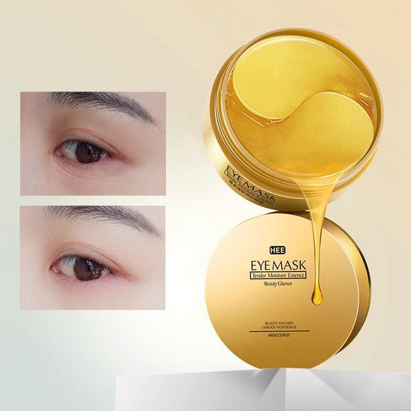 24K Gold Firming Eye Mask Moisturizing Eye Skin 30 Pair Remove Eye Fine Line Eye Mask