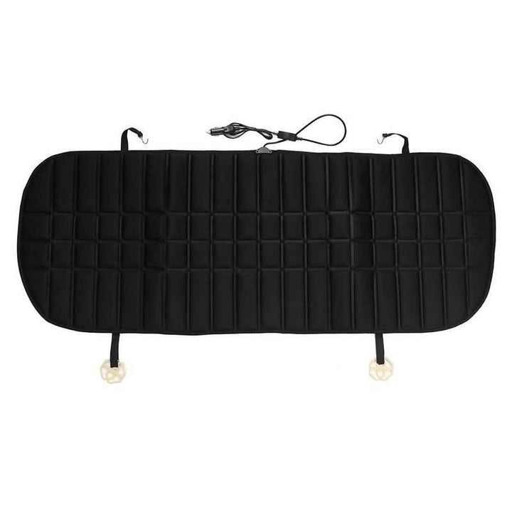 12V Heated Rear Car Seat Cushion: Foldable & Adjustable