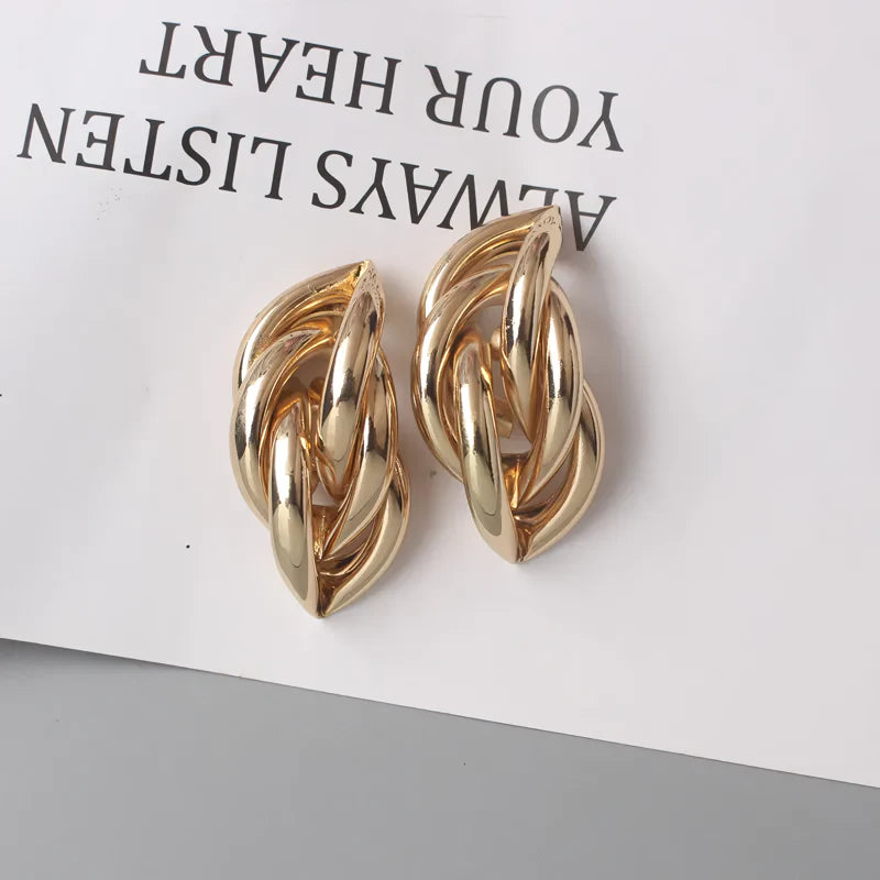 Geometric Statement Earrings