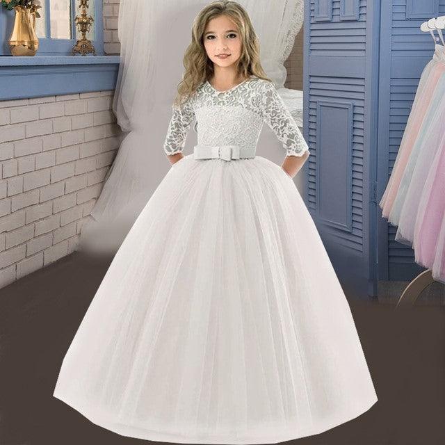 Children's Dress Long-Sleeved Large Children's Tutu Skirt