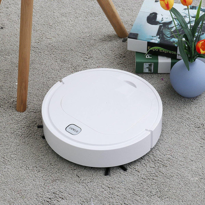 3 in 1 Electric Smart Robot Vacuum Cleaner USB Rechargebale 1800Pa Suction 1200mAh Batter Life