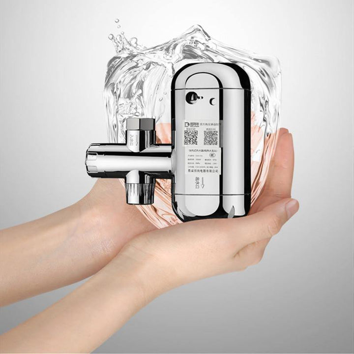 3000W Electric Water Heater Faucet Tankless Kitchen Instant Hot Water Tap Heater Digital LCD Display Easy-Install Heating Tap 220v With Free Installation Tools