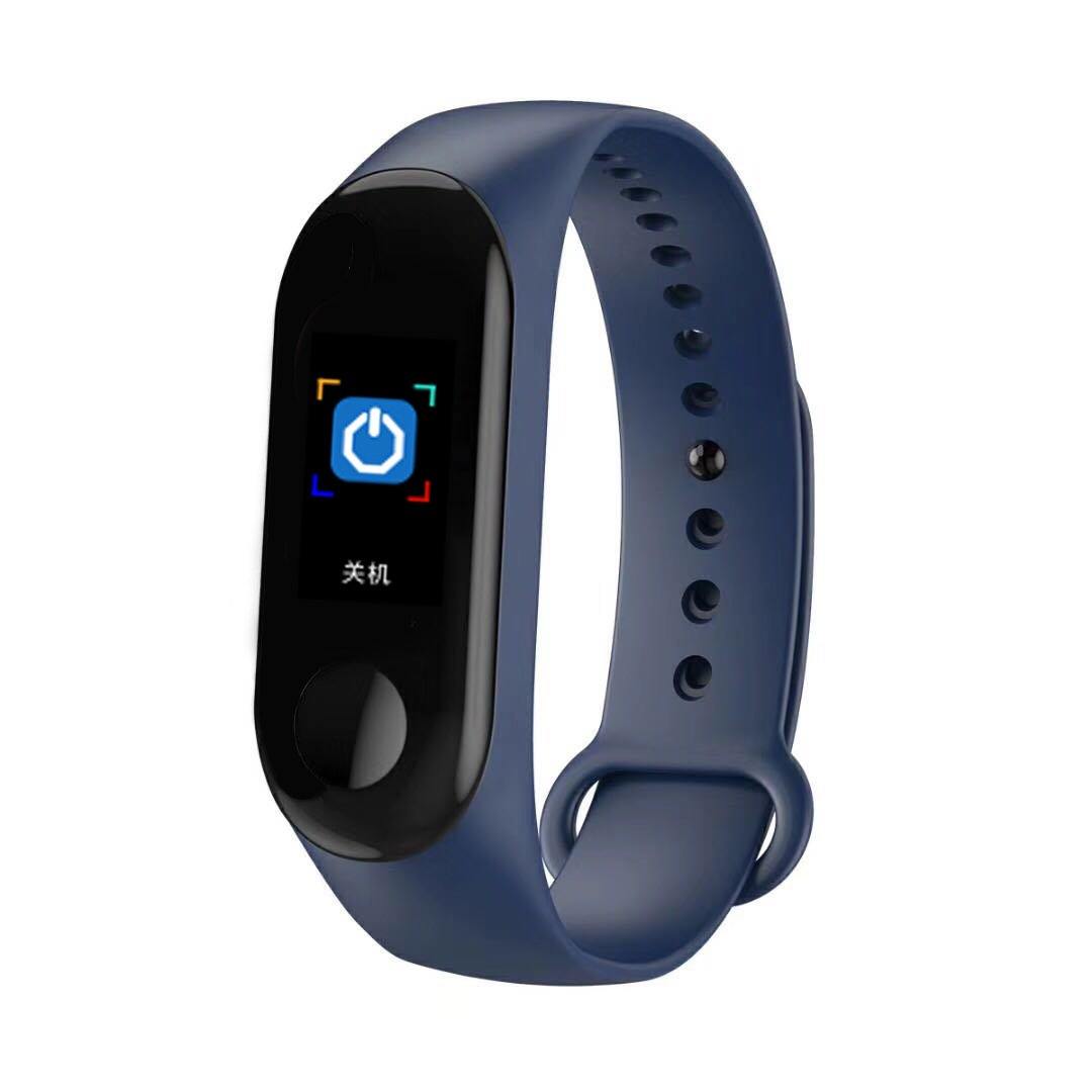 XANES MI3 0.96'' TFT IP68 Waterproof Smart Bracelet Remote Camera Sleep Blood Oxygen Monitor Smart Watch